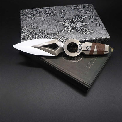 Jett Kunai Metal Jett Throwing Knife Life Size Blunt Blade Replica