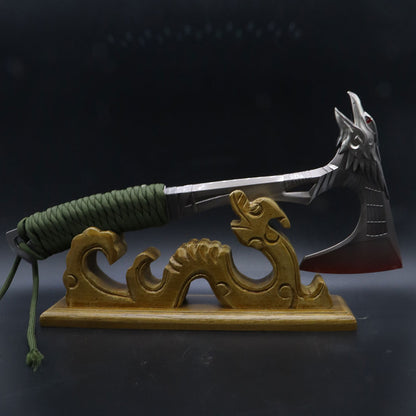 Wooden Dragon Totem Full-Size ACG Weapon Display Holder