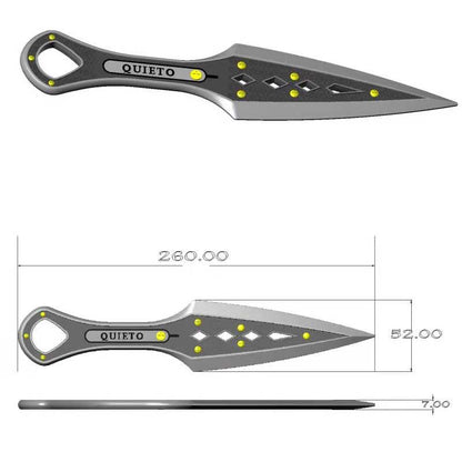 The Most Accurate Wraith Kunai 1:1 Scale Metal Wraith Heirloom