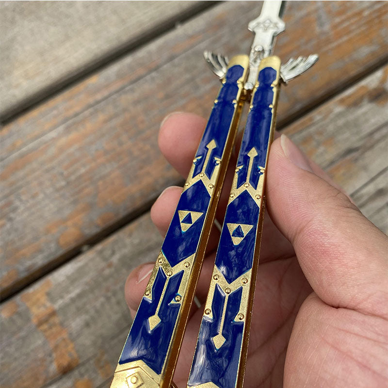 Blunt Switch Game Breath of The Wild Butterfly Knife Display Model